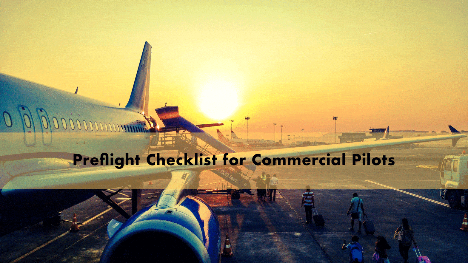 Preflight Checklist for Commercial Pilots