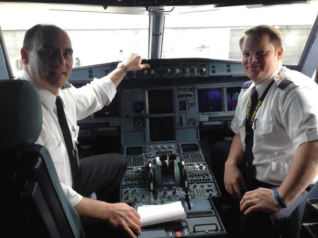 2 pilots in a plane